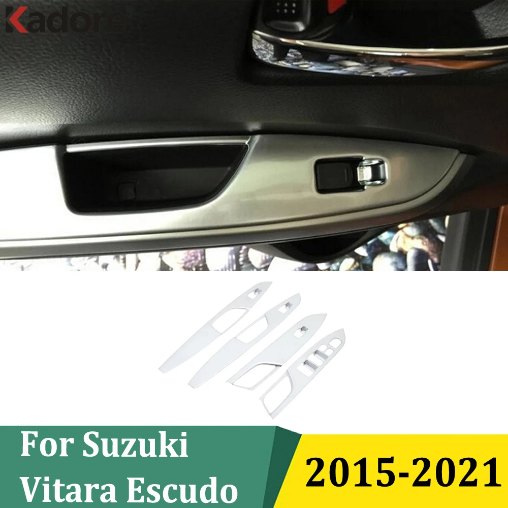 

Door Armrest Panel Frame For Suzuki Vitara Escudo 2015-2021 Window Lift Button Switch Cover Trim Car Interior Accessories (LHD)