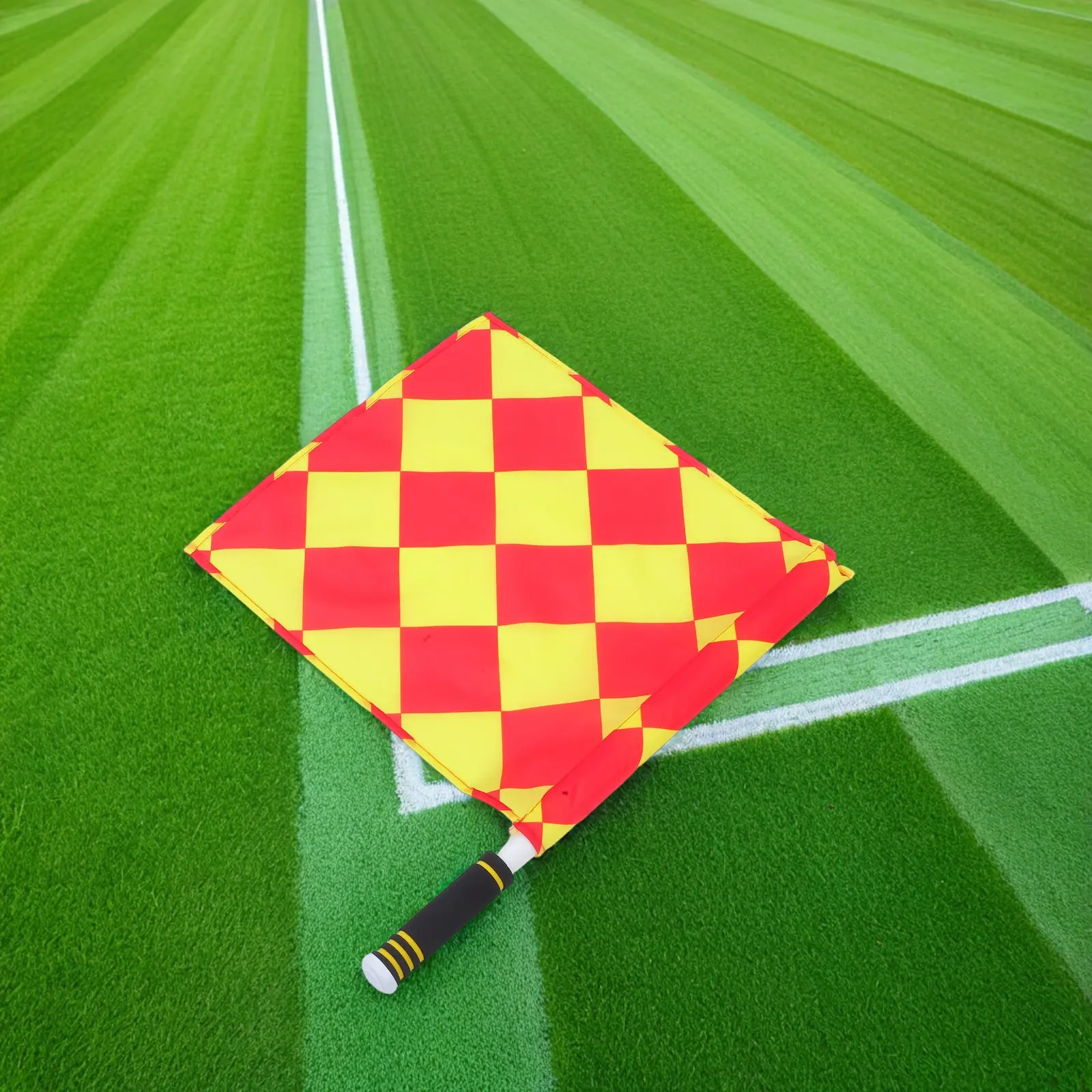 2Pcs Referee Signal Flags Sponge Handle Bright Colors Multisport Soccer Football Volleyball Match Judge Equipment view 6