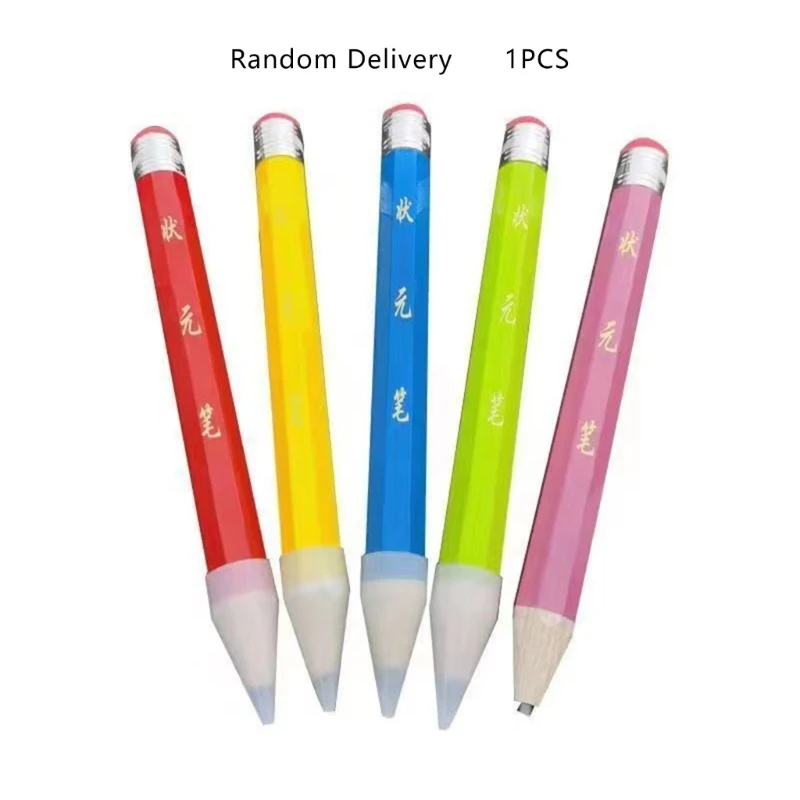 ตลกพรรคโปรดปรานแปลกดินสอขนาดใหญ่ที่มีหมวกบ้านโรงเรียนอุปกรณ์สำนักงานเสา