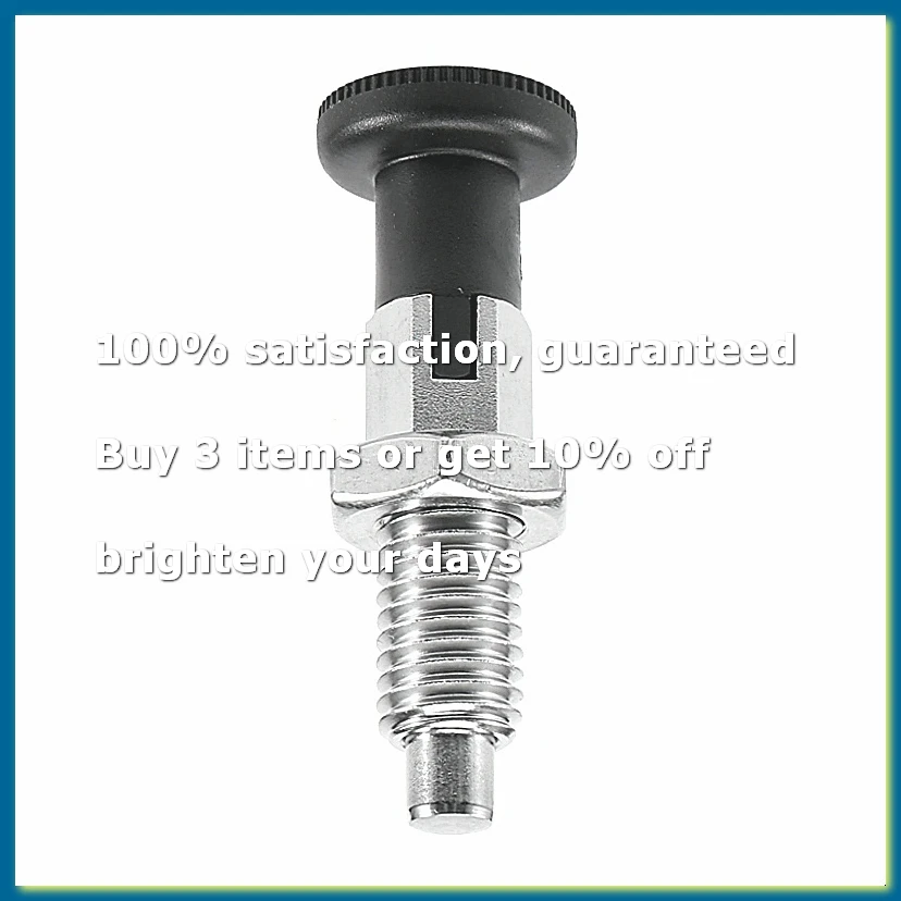 M10 Stainless Steel Self Locking Index Plunger Pin With Self Locking Function For Dividing Head