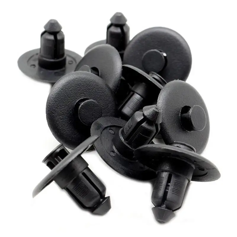 

50pcs Cowl Push Type Retainer Nylon Clips Fastener Fit for Ford Lincoln LS W705956-S300