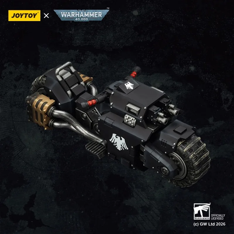

Предзаказ: Фигурка JOYTOY Warhammer 40K Space Wolves Raider - Боевой мотоцикл с двойными пулевыми пулеметами, масштаб 1/18, игрушка-подарок