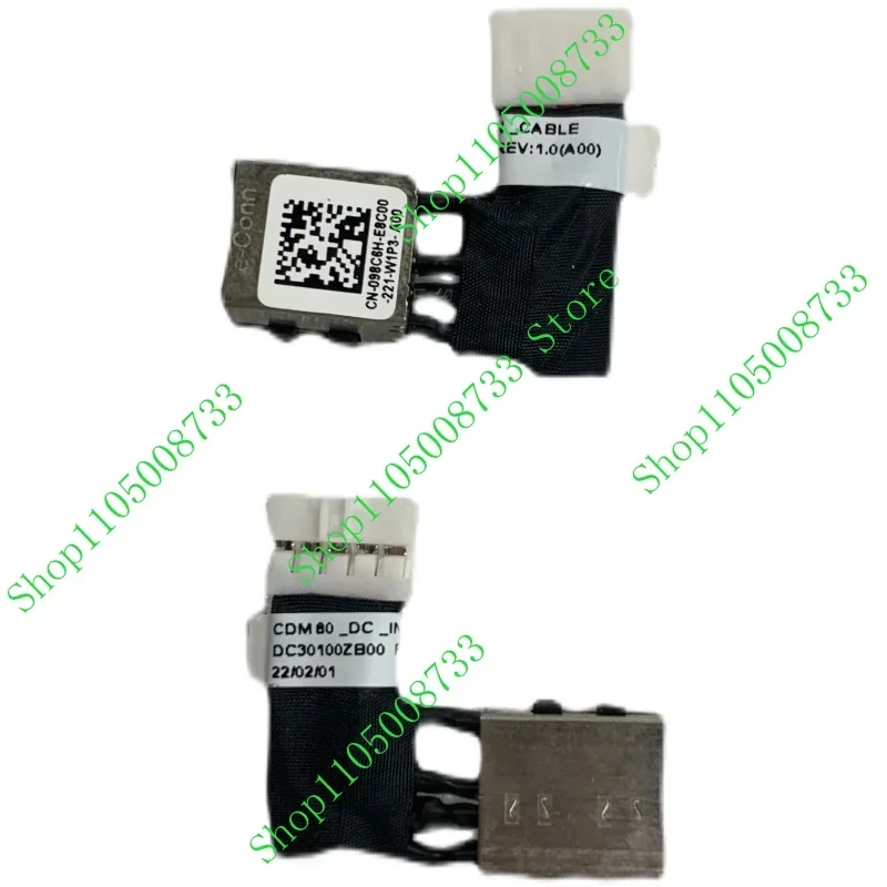 DB 098C6H For Dell Latitude 5580 5590 5591 E5580 E5590 E5591 Precision 3520 Laptop DC-IN DC Power Jack Cable DC30100YX00