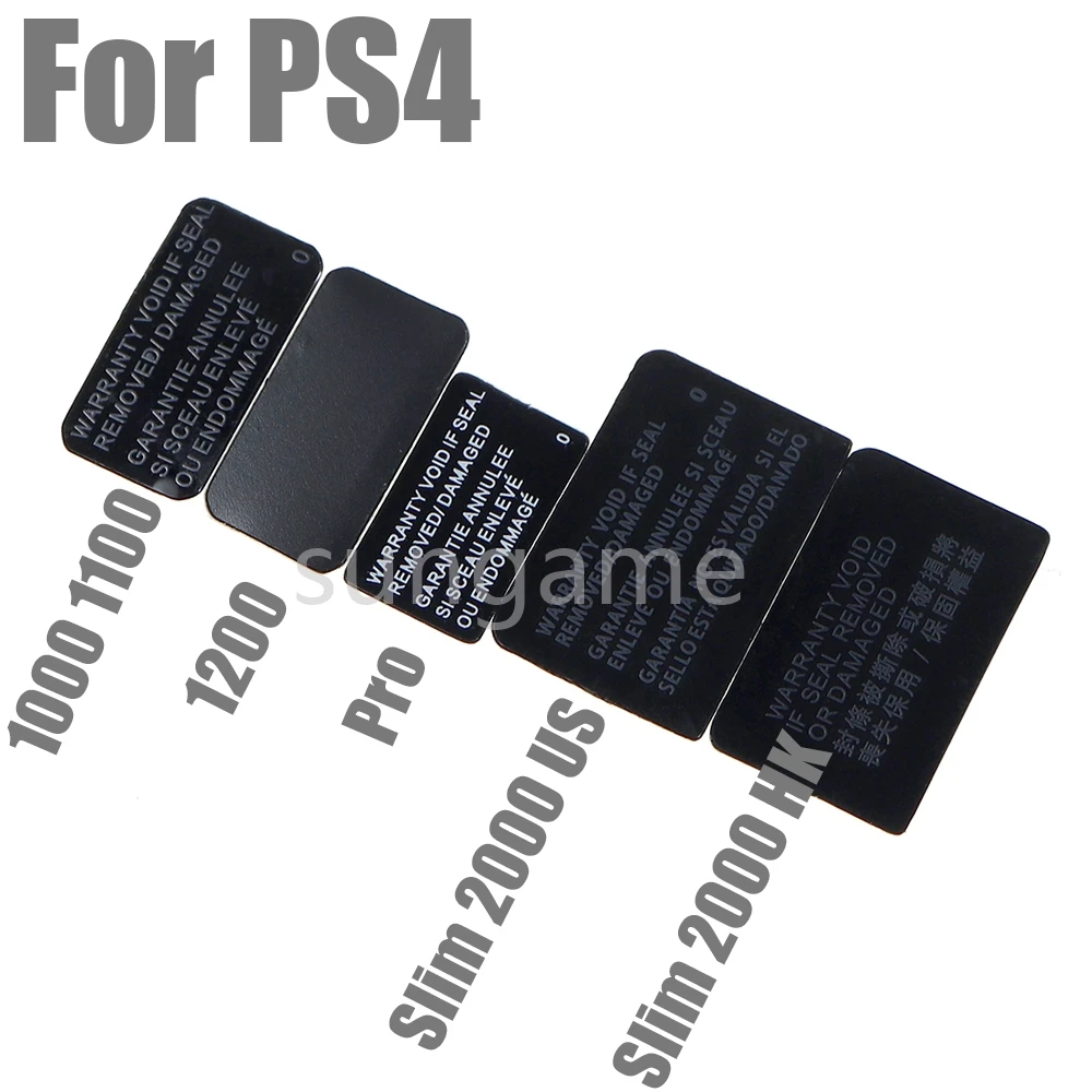 150pcs Host Seal Sticker Label for PS4 1000/1100 1200 Slim 2000 Pro