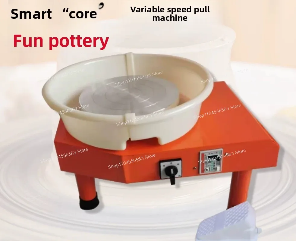 Electric Pottery Wheel Machine, DIY Clay Forming Machine for Adults Kids, Home and Teaching Use