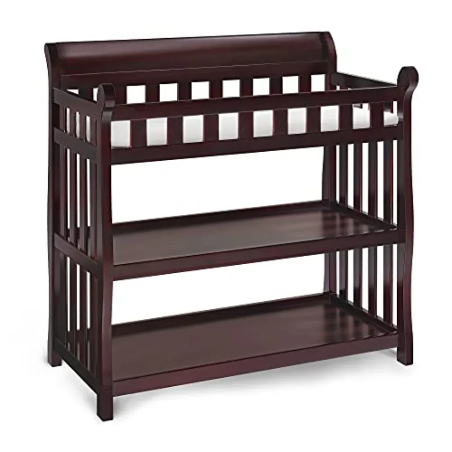 Delta Eclipse Changing Table with Changing Pad Espresso Cherry