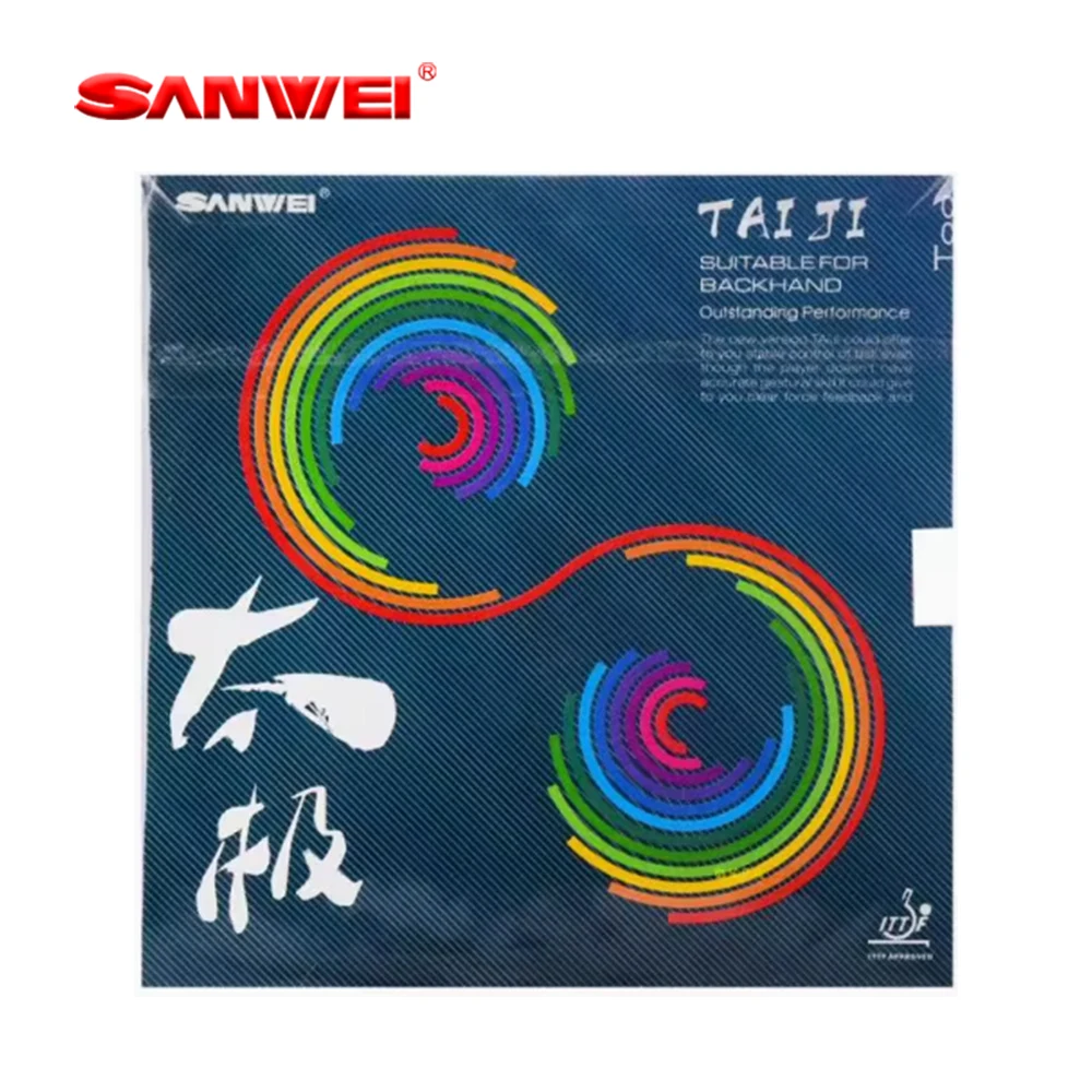 

Original SANWEI T88-TAIJI Light Version Table Tennis Rubber ITTF Approved Half-Sticky Ping Pong Coasting Rubber