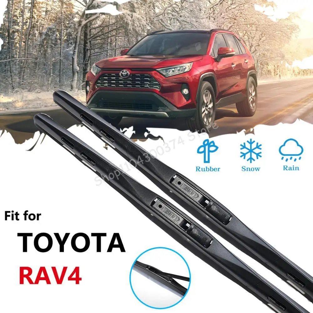 for Toyota RAV4 1994~2020 XA10 XA20 XA30 XA40 XA50 RAV 4 2000 2006 2012 2013 2018 Wipers Blade Car Accessories Windshield Wipers