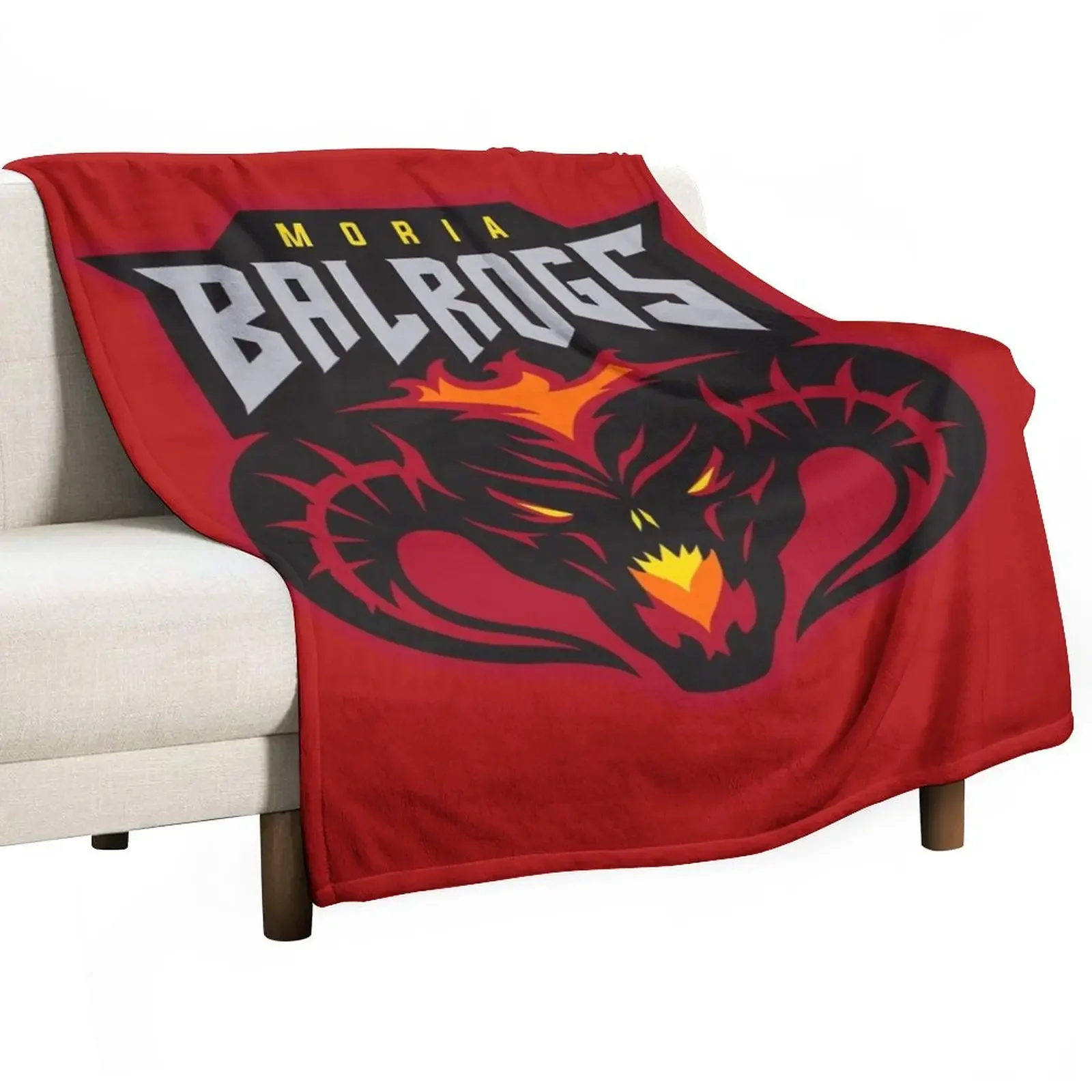 Moria Balrogs Throw Blanket Soft Big Blanket Furry Blankets Fluffy Soft Blankets