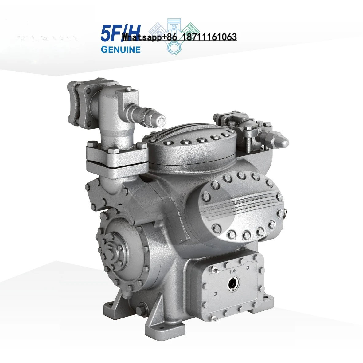 Carrier 5H120 5H126 Refrigeration Open-Drive Compressor, Carlyle 5H Marine Transport Refrigerator Compressor