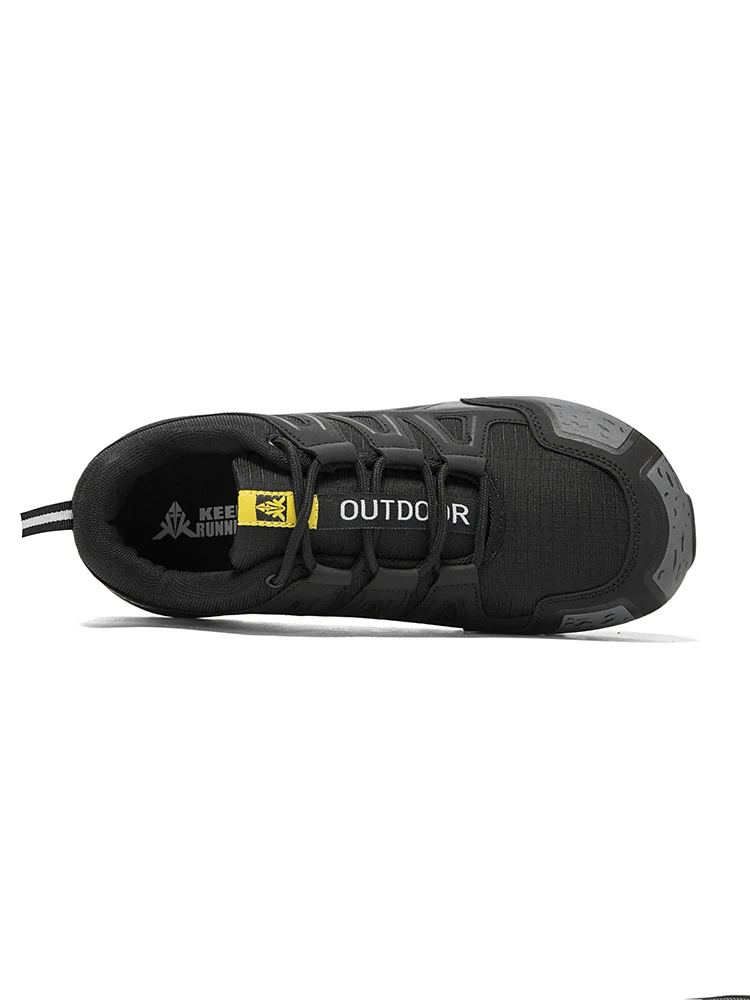 Herren-Wanderschuhe für den Außenbereich, wasserdicht, rutschfest, für jedes Gelände, Sportschuhe mit breiter Zehenpartie, zum Wandern, Radfahren, Camping, Jagd, Wanderschuhe – Detail 19
