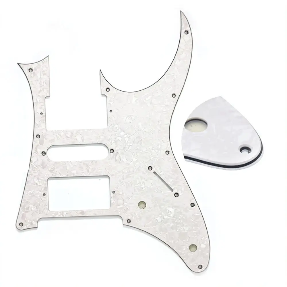 Electric Guitar Pickguard For Ibanez 7V 10 Hole HSH Pickup Configuration Durable PVC Scratch Plate Musical Instrument Part