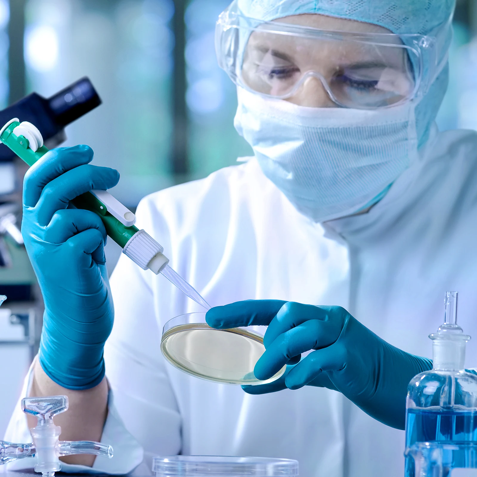 20pcs Nutrient Agar Plate 7cm Lab Petri Dish for Experiment Culture Supplies agar plates prepoured petri plates tissue culture