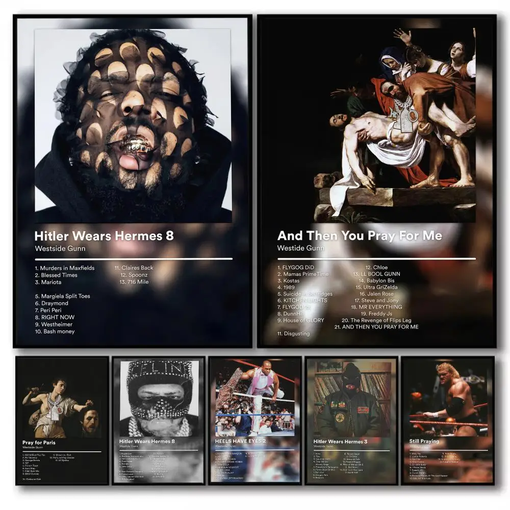 Rapper W-Westside Gunn Album Poster PP Wall Decor Posters Celebrity Music Art Prints Bedroom Office Gift