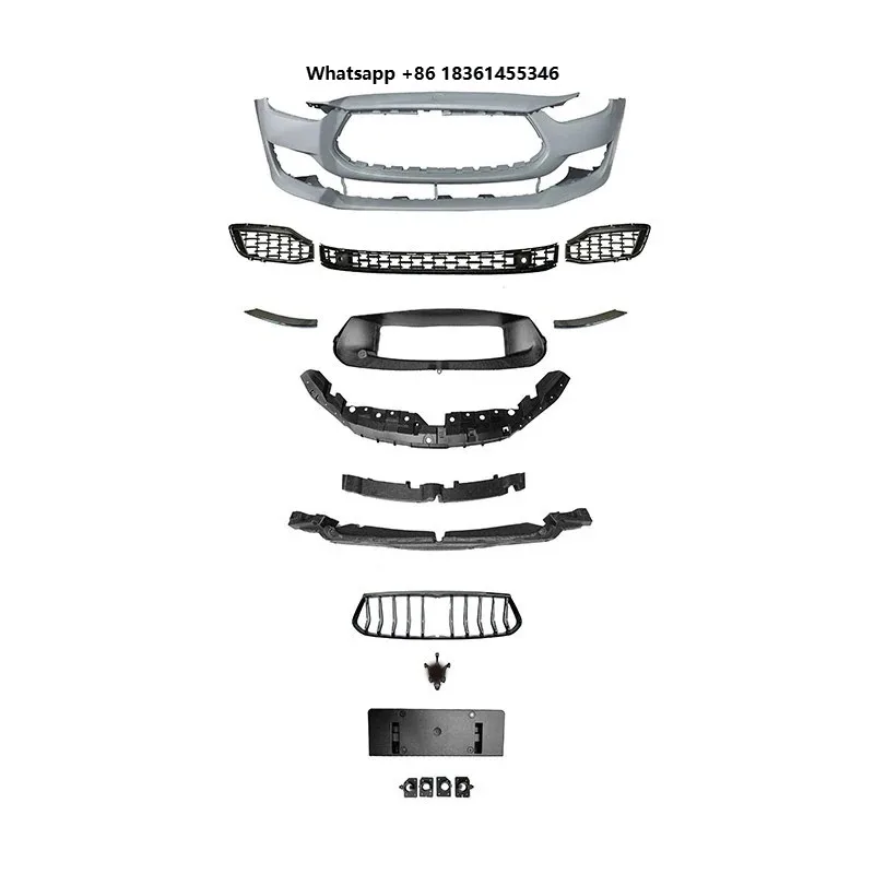 

For Ghibli Wide Body KitBrand New Hot Sale Bodykit Auto Parts Front Bumper Grilles Upgrade 2021 Gt