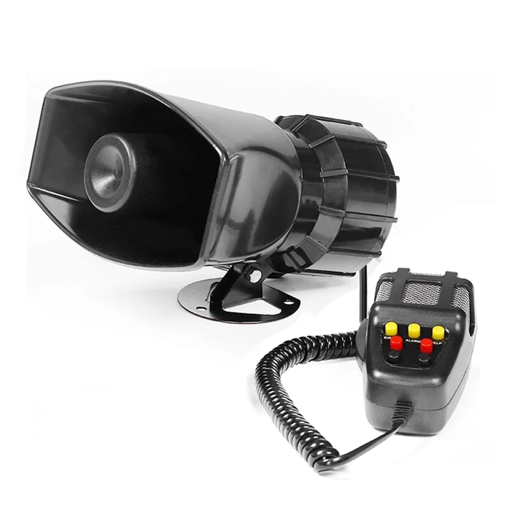 EAFC 7-Sound Lauter Auto Warnung Alarm Lkw Alarm Lautsprecher 12V Sirene Air Horn Megaphon Polizei Feuerwehr Auto Hupe 110DB 3