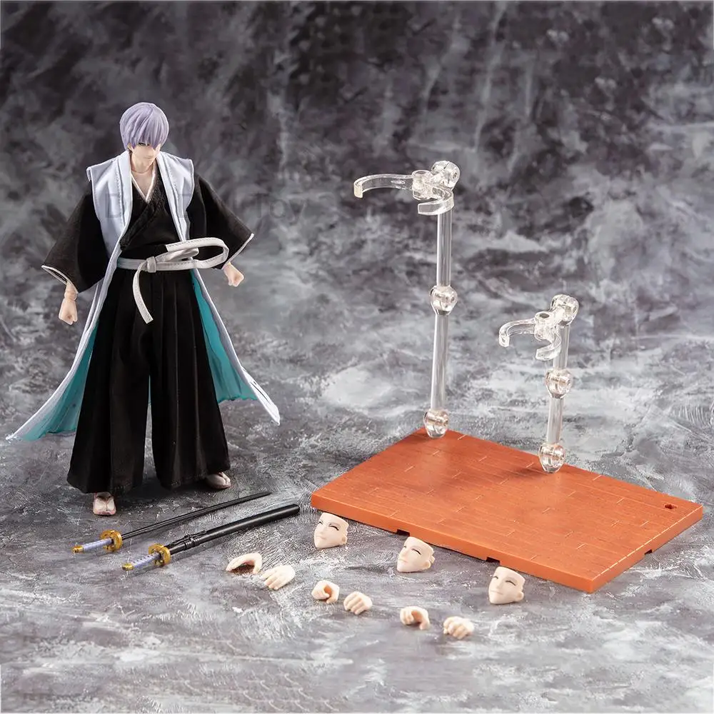 

Action Figure Dasin/GT Model Anime Bleach Captain of the Third Division Ichimaru Gin PVC Hot Blooded Christmas Gift For Children