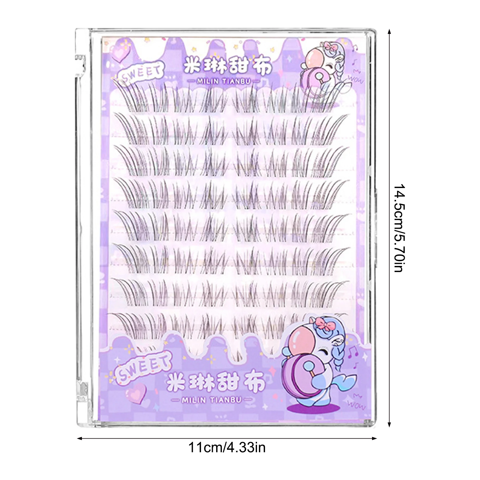 DIY Lash Clusters Individuele Manga Valse Wimpers Natuurlijke Look Valse Wimpers Verlenging Vrouwen Meisjes Dialy Makeup Tools