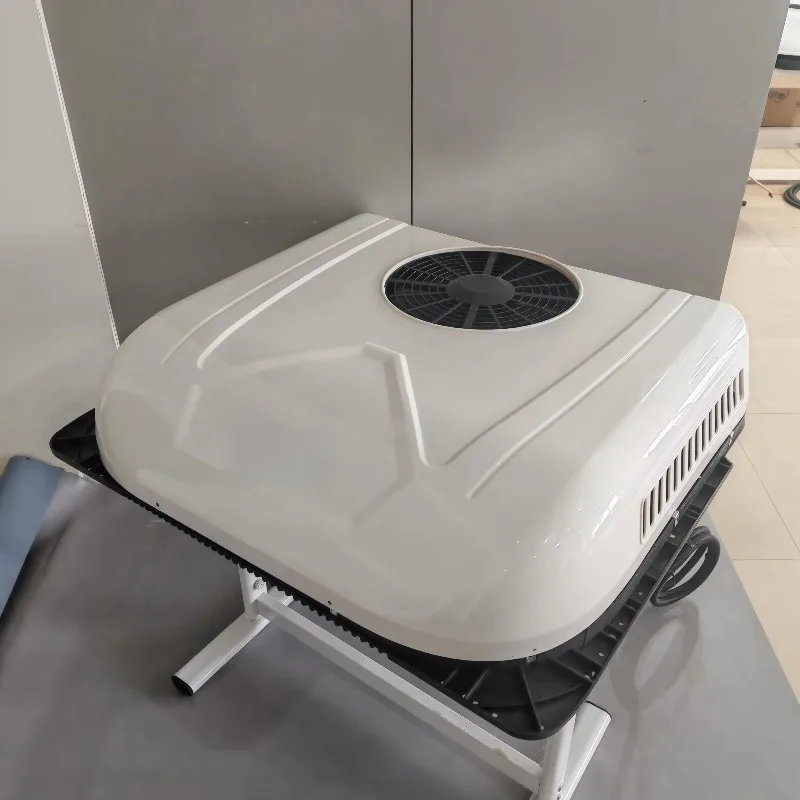 بطارية الطاقة المقصورة شاحنة الكهربائية التيار المتناوب t شاحنة المحمولة 12dc 12 فولت مكيف الهواء التيار المتناوب سيارة 12 فولت 24 فولت مكيف الهواء على السطح