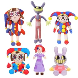 Juguetes de peluche de circo Digital para niños y adultos, increíbles muñecos de peluche de circo, payaso, conejo, diversión, periferia de dibujos animados, regalo de Navidad