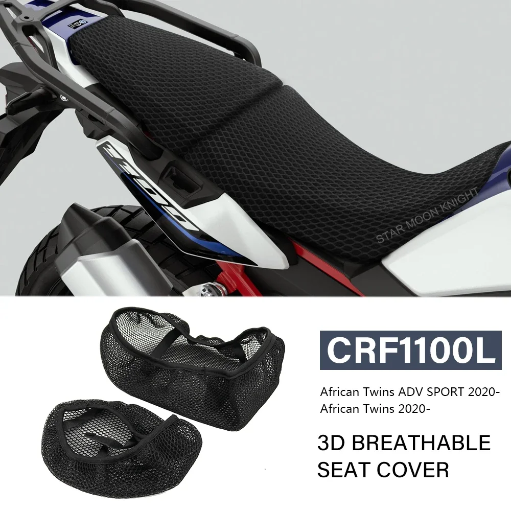 

3D Mesh Seat Cover For HONDA CRF1100L Africa Twin CRF1100 CRF 1000 L CRF1100L ADVENTURE SPORT 2020 - Waterproof Seat Cushions