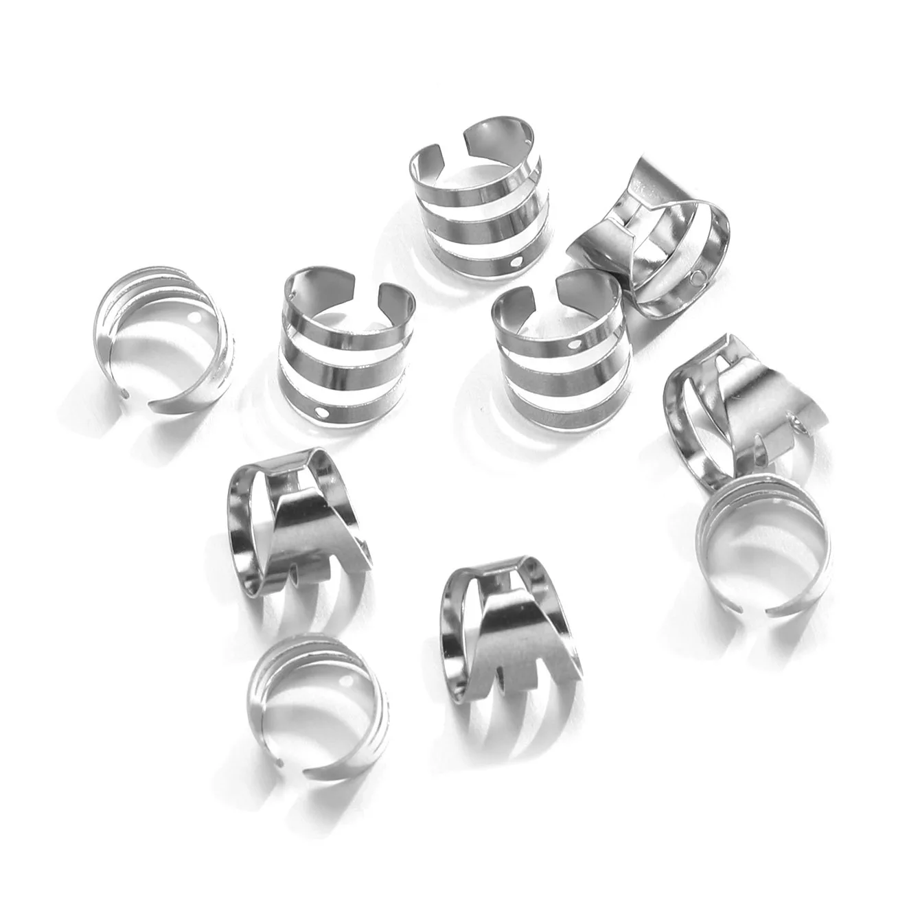 

10 пар непирсинговых магнитных серег-гвоздиков из нержавеющей стали, унисекс, клипса для ушей, женские и мужские серьги в стиле панк, хип-хоп