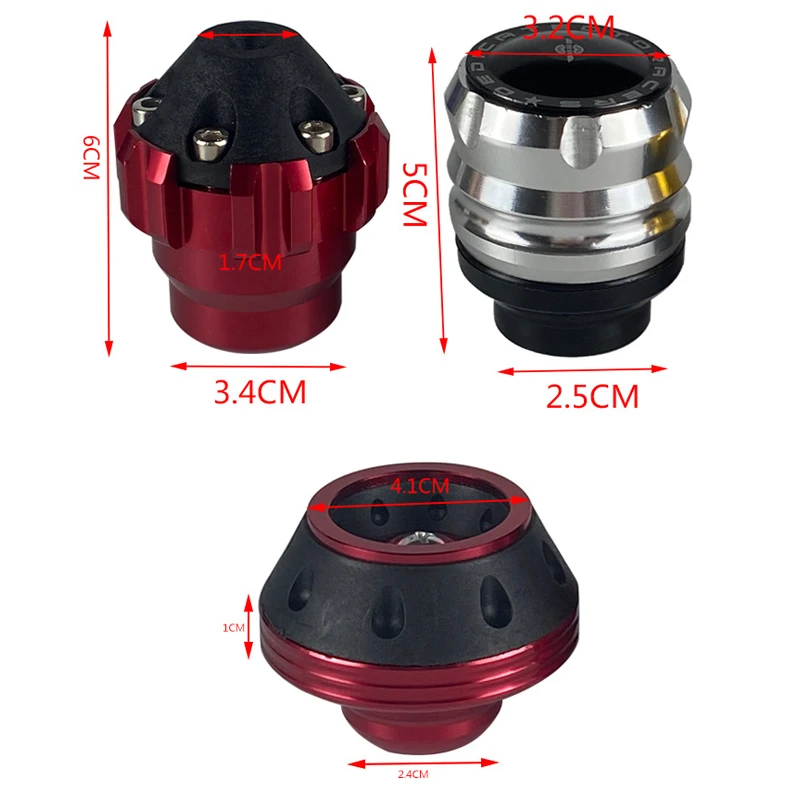 Motorcycle CNC Anti-fall Cups Aluminum Fork Cups Outlet Crash pads Frame Sliders Dirt Bike Tuning Accessories