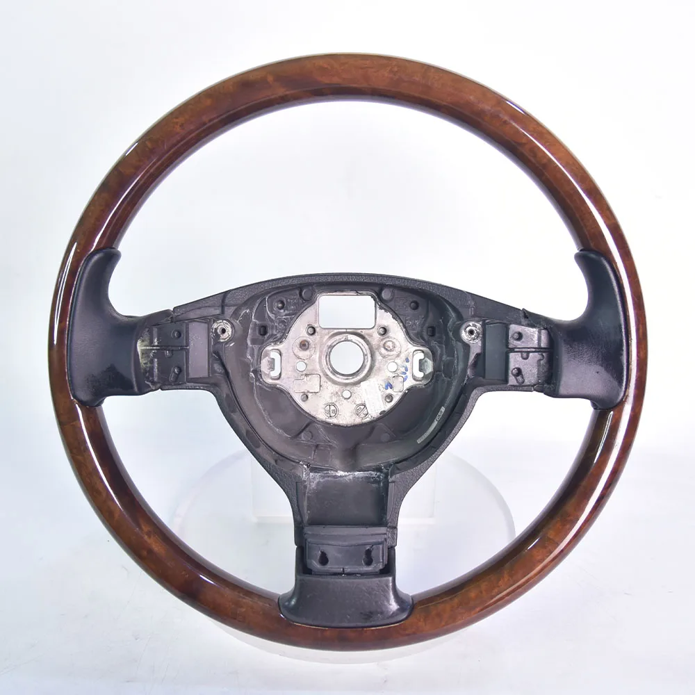 Classic Wood Grain Steering Wheel For Volkswagen Sagitar Magotan, Premium Interior Upgrade Edition