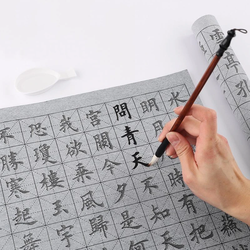 Water Writing Cloth Copybook Set Repeatedly Quick-drying Brush Calligraphy Practice Water Writing Cloth Set Caligrafia China