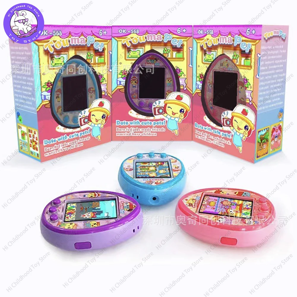 Hot Tamagotchi Toumapet Photograph Virtual Pet Machine Wechat Interaction Make Friends Usb Charging Electronic Pets Game Conso