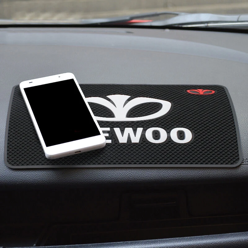 Tapis antidrapant en Silicone pour accessoires d'intrieur de voiture, tampons antidrapants pour Daewoo Espero Lacetti Lanos Lublin Matiz Nexia Winstom