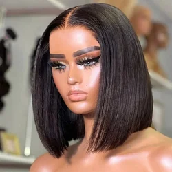 Short Bob Wigs Double Drawn Wear To Go Glueless Vietnamese Straight Wig Human Hair Lace Front Raw Indian 13x4 Hd Lace Bob Wigs