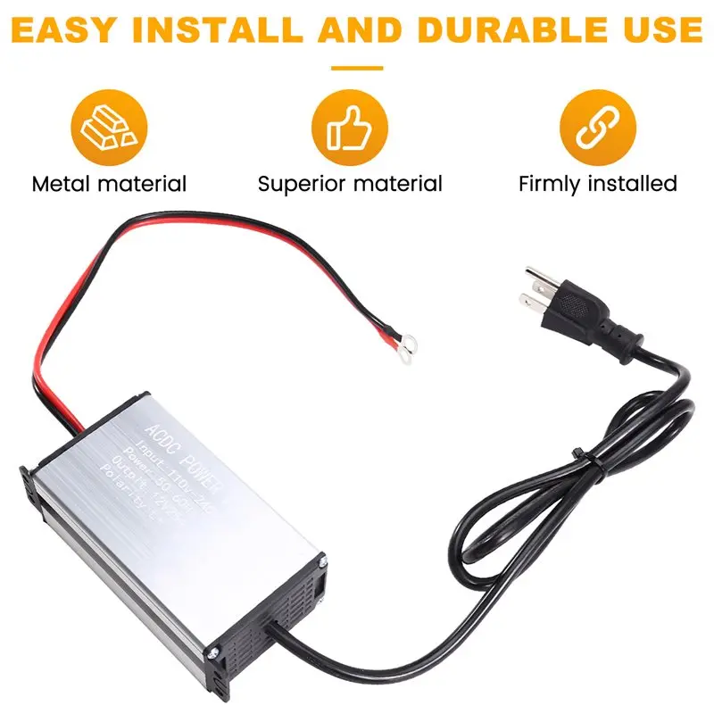 AC/DC Power Supply Adapter Transformer 110V To 12V For 5-8 KW Diesel Air Heater For Caravan US Plug