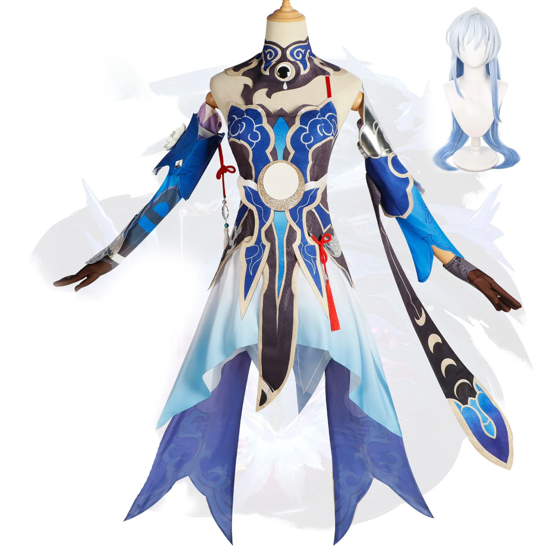 

Honkai：Star Rail Jingliu Cos Suit Collapse Star Dome Railway Game Playsuit Cosplay Set Female