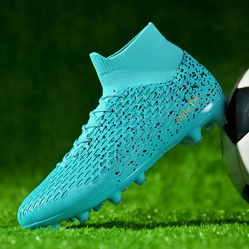 

2026 New Student Low Top Football Shoes with Long And Broken Pins for Training And Matches Professional Youth Sports Shoes