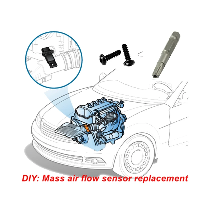 0281002554 Mass Air Flow Meter Sensor MAF Air Flow Meter Flow Sensor For Hyundai Kia 281644A000