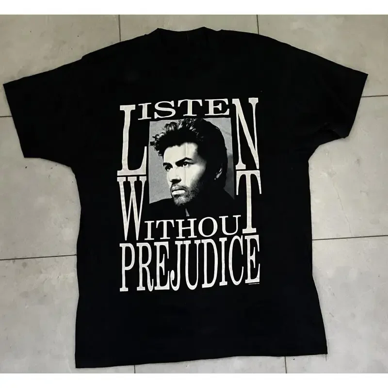 1990 George Michael Listen Without Prejudice Cotton T Shirt El065