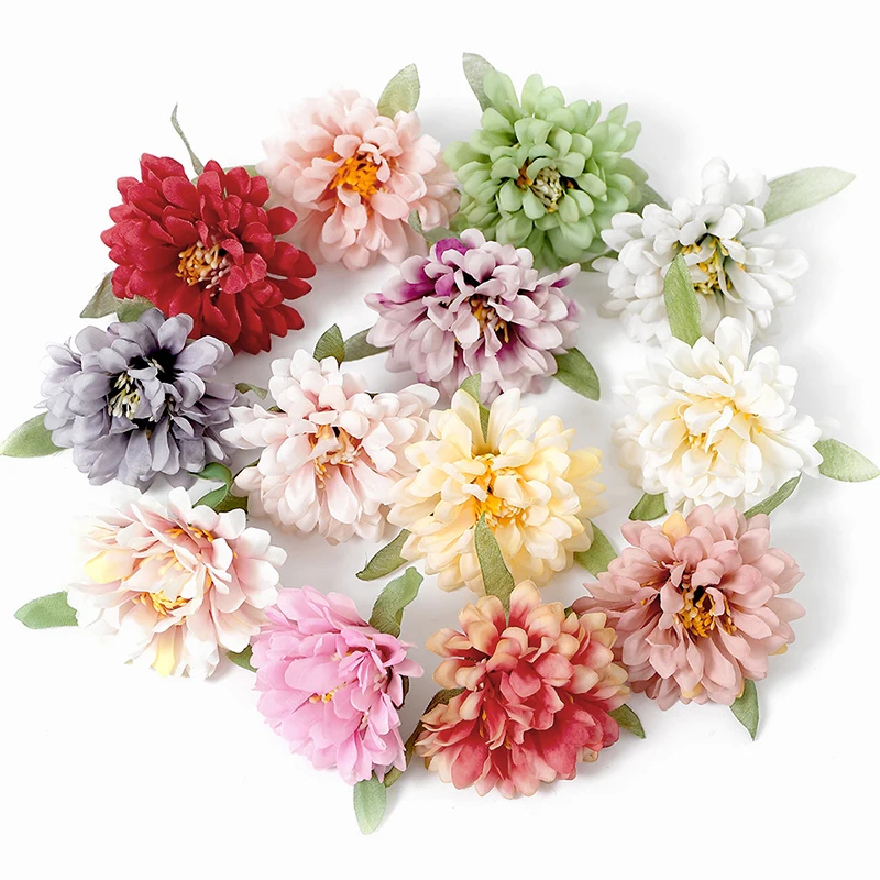 

10/15Pcs 6cm Rose Silk Artificial Flowers Heads Fake Flower for Home Decor Wedding Decoration DIY Craft Wreath Gifts Accessories