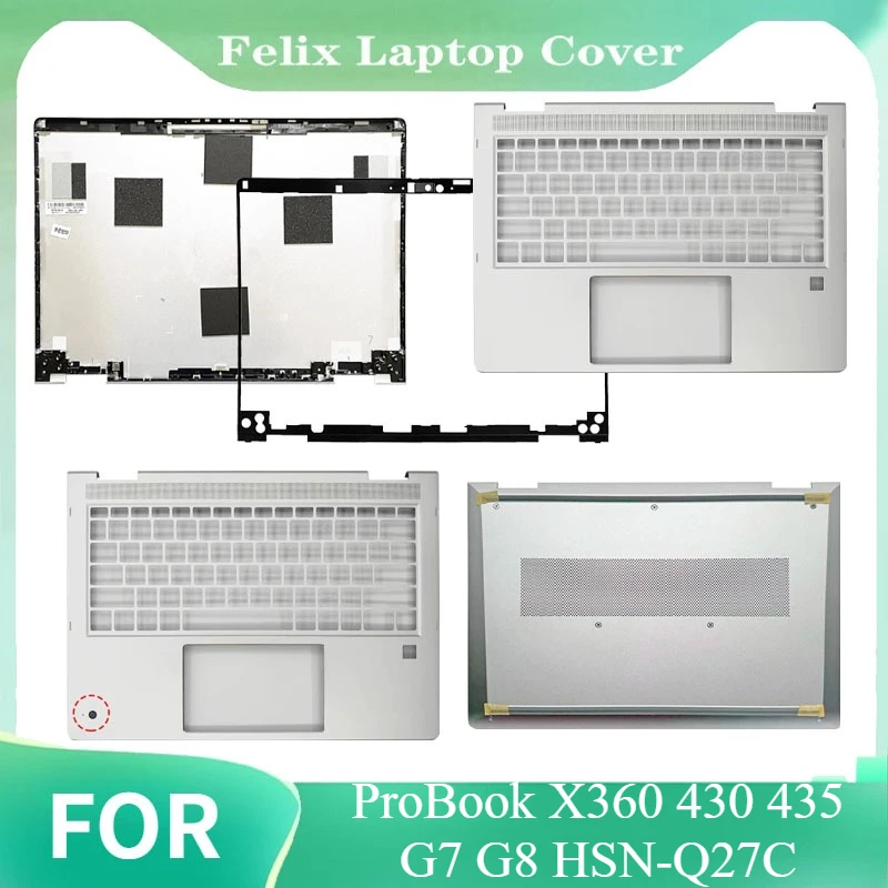 

For ProBook X360 430 435 G7 G8 HSN-Q27C Laptop LCD Back Cover/Front Frame/Palm Rest/Bottom Cover/Hinge