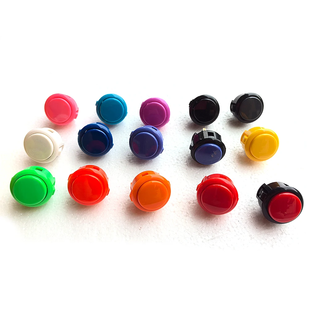 Japan Original SANWA Push Button OBSF 30mm 24mm Coin Neo Geo Board Box Arcade Game Machine Hitbox Controller Joystick DIY Parts