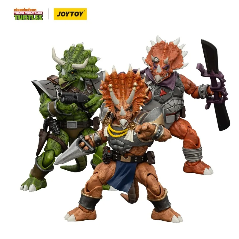 

Special OfferJOYTOY TMNT 1/18 Action Figures Anime 13.2cm Captain Zorax Adjutant Zork Triceraton Infantrymanin stock now