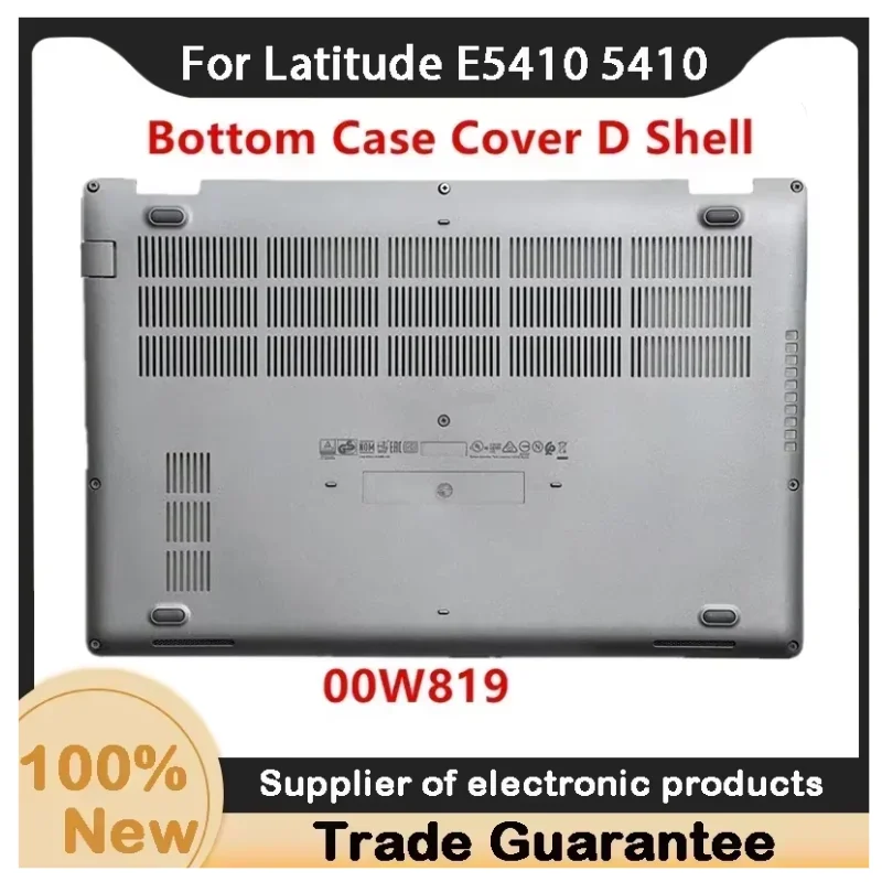Nuevo para Kailxuling Latitude E5410 5410, cubierta inferior de la carcasa, carcasa D 00W819 plateada