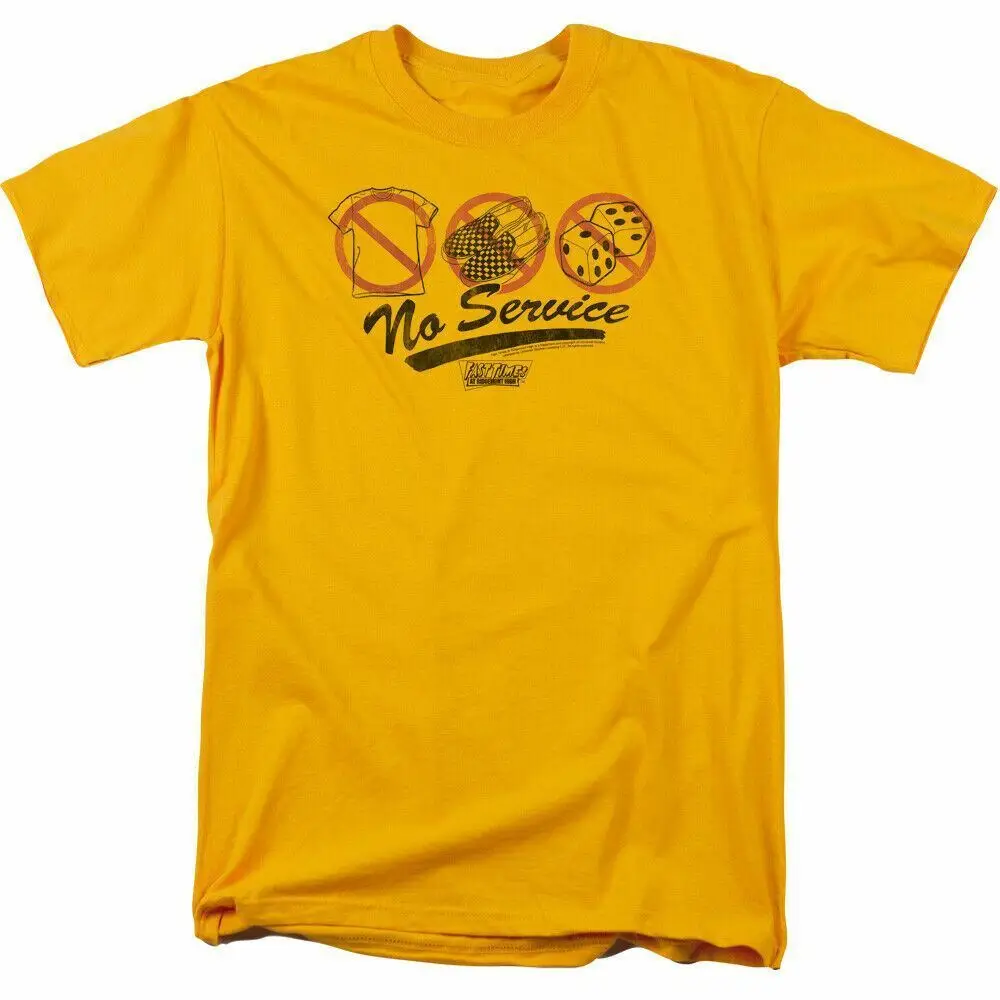 

Fast Times at Ridgemont High No Service T Shirt Mens Licensed Movie Tee Gold