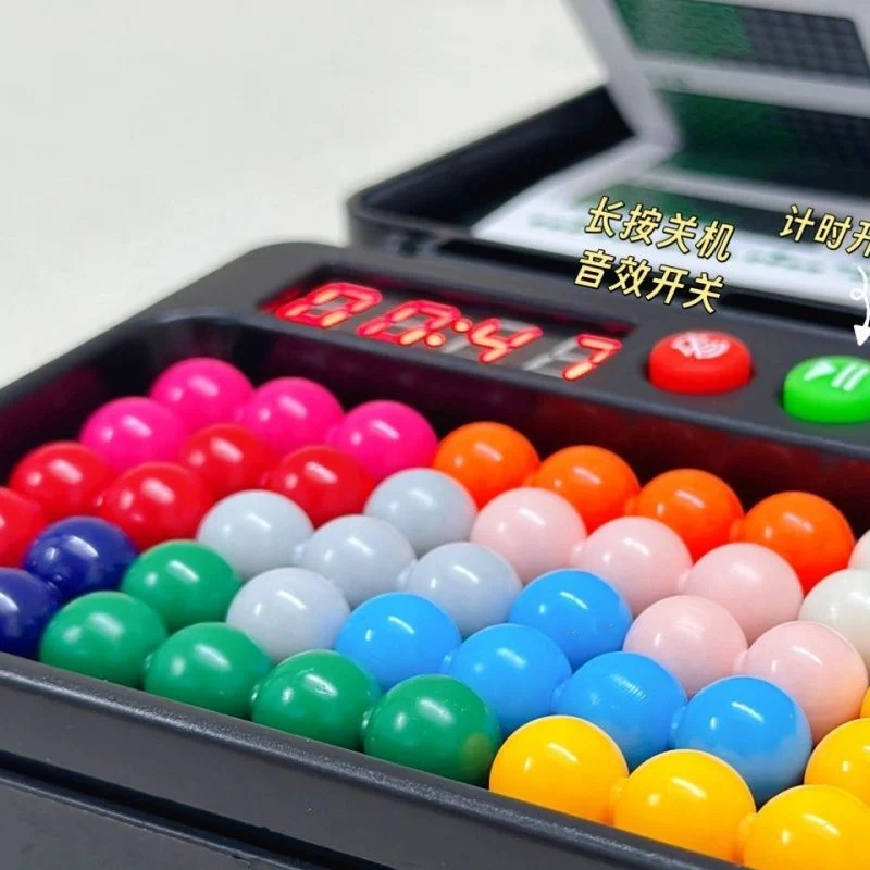 Juego de Rompecabezas de 500 Niveles, Juego de Desafío Inteligente con Temporizador, Ajedrez de Pensamiento Lógico, Juego de Mesa de Viaje, Sin Baterías