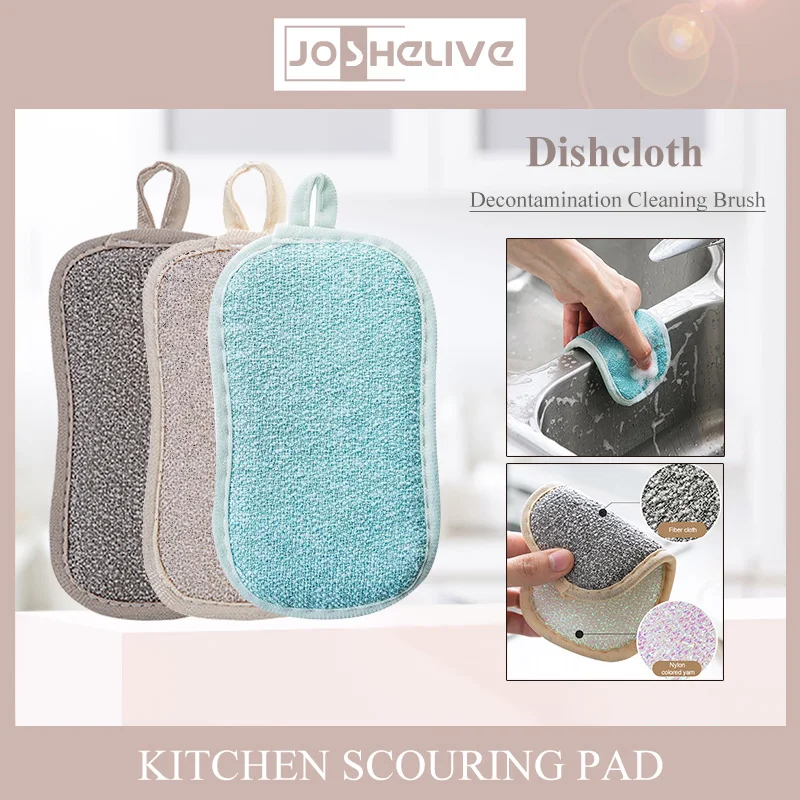 Youpin Double-Sided Dishwashing Brush JORDAN & JUDY Decontamination Water absorption and oil absorption Easy To Clean