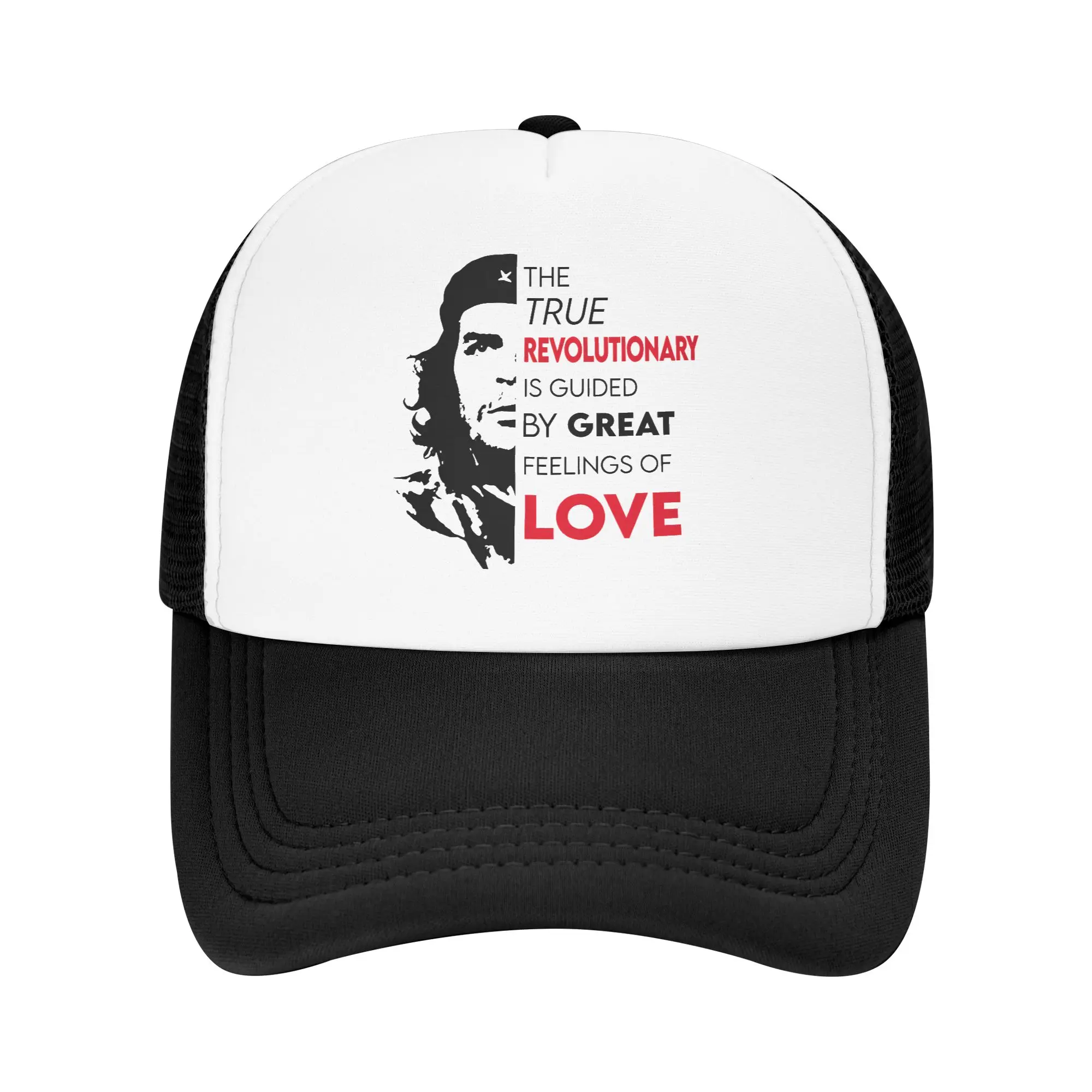 Che Guevara The True Revolutionary Quote Sun Hats For Men Women Spring  Tennis Skate Baseball Cap Trendy Sunscreen Baseball Caps