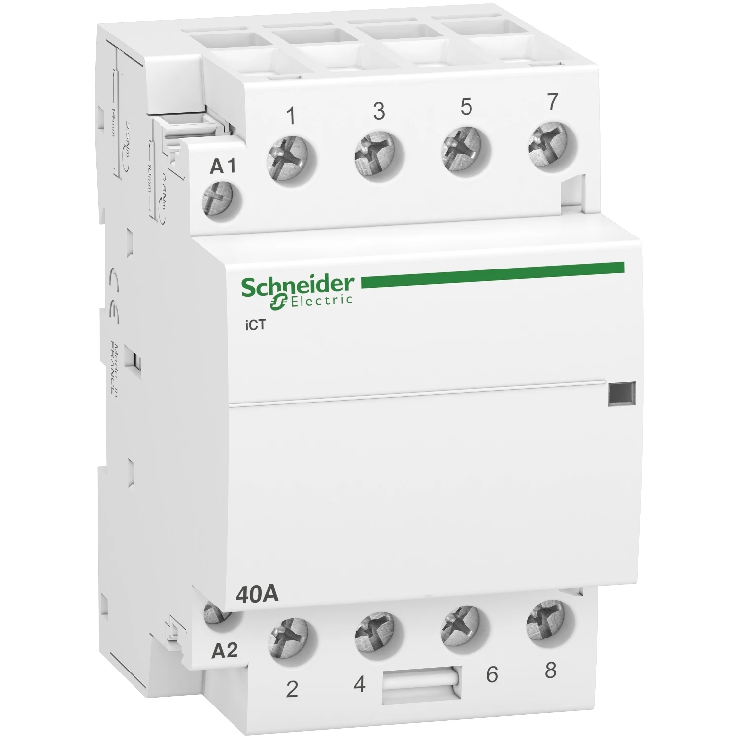 

Schneider A9C20844 A9C21844 iCT 40A 4NO 220...240V 50Hz contactor 4P