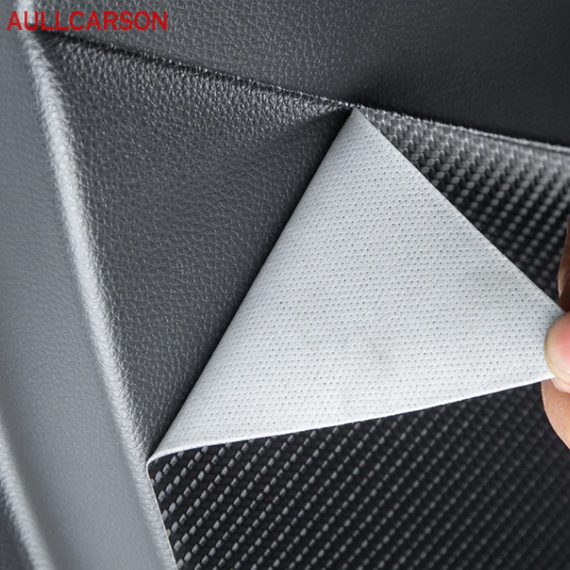 For Jetour Dashing 2023 2024 Leather Door Anti Kick Pad Protection Stickers PU Carbon Fiber Inner Side Edge Film Car Accessories