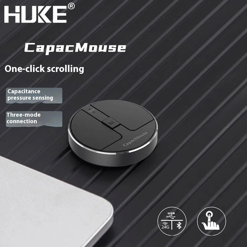 HUKE HKM3 Gaming Mouse Mini Portable 3mode Mute Bluetooth wireless Mouse Rechargeable Mice Custom Computer Office Accessories