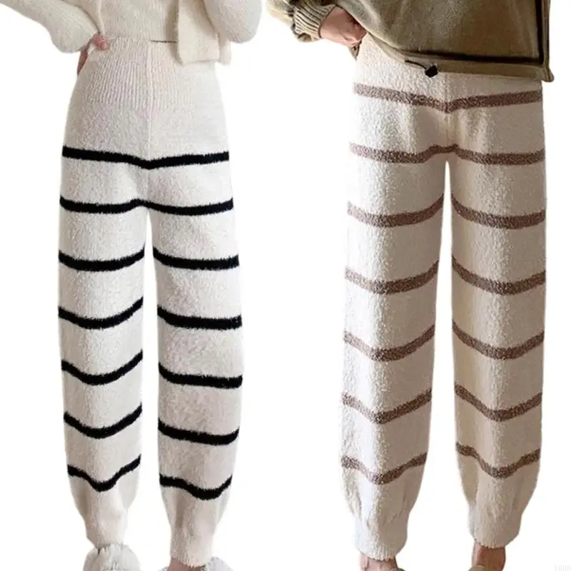 

Y88D Брюки для отдыха для беременных на флисовой подкладке, удобная домашняя одежда, домашний комфорт